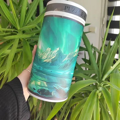 🧩 Puzzle 1000 pièces – Paysage aurore boréale – Neuf